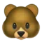 Bear emoji on Apple iOS 10.2