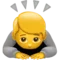 Person Bowing emoji on Apple iOS 14.5