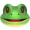 Frog emoji on Apple iOS 18.4