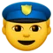 Policista emoji na Apple iOS 9.0