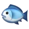 Fish emoji on Apple iOS 18.4
