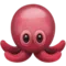 Octopus emoji on iPhone (iOS 12.1)