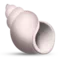 Spiral Shell emoji on iPhone (iOS 5.1)