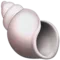 Cangkang Spiral emoji di iPhone (iOS 14.5)