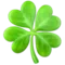 Four Leaf Clover emoji on Apple iOS 17.4