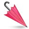 Closed Umbrella emoji on iPhone (iOS 5.1)