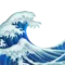 Water Wave emoji on iPhone (iOS 14.6)