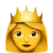 Princess emoji on iPhone