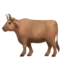 Oxe emoji på iPhone (iOS 11.2)