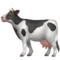 Cow emoji on Apple iOS 11.1
