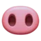 Pig Nose emoji on Apple iOS 17.4