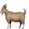 Goat emoji on iPhone (iOS 14.6)