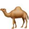 Kamel emoji på Apple iOS 18.4