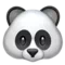 熊猫 iPhone 上的表情符号 (iOS 10.3)