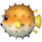 Blowfish emoji on Apple iOS 17.4