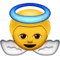 Ängelunge emoji på iPhone (iOS 9.1)