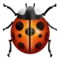 Lady Beetle emoji on Apple iOS 10.0