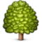 Deciduous Tree emoji on iPhone (iOS 5.1)