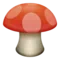 Mushroom emoji on Apple iOS 6.0