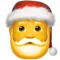 Santa Claus emoji on Apple iOS 10.0