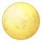 Full Moon emoji on iPhone (iOS 5.1)