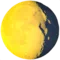Waning Gibbous Moon emoji on iPhone (iOS 14.6)