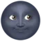 New Moon Face emoji on Apple iOS 17.4