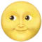 Dolunay Yüzü Apple üzerinde emoji iOS 18.4