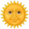 Ήλιος με πρόσωπο emoji στο iPhone (iOS 6.0)