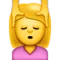 Person, der får massage emoji på Apple iOS 9.0