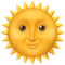Sun with Face emoji on iPhone (iOS 16.4)
