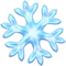 雪花 iPhone 上的表情符号 (iOS 14.2)