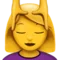 接受按摩的人 Apple 上的表情符号 iOS 11.3