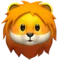 Lion emoji on iPhone (iOS 12.1)