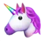 Unicorn emoji on iPhone (iOS 12.1)