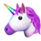 Unicorn emoji a Apple iOS 18.4