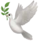 ️ Dove emoji on Apple iOS 18.4