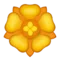 Rosett emoji på iPhone (iOS 9.1)
