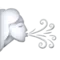 Πρόσοψη ανέμου emoji στο iPhone (iOS 10.0)