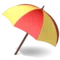 ️ Umbrella on Ground emoji on Apple iOS 18.4