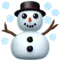 雪人 iPhone 上的表情符号 (iOS 13.3)