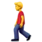 Persona caminando emoji en Apple iOS 12.1