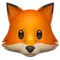 Räv emoji på iPhone (iOS 12.2)