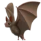 Bat emoji on iPhone