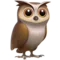 Κουκουβάγια emoji στο iPhone (iOS 15.4)