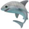 Shark emoji on Apple iOS 18.4