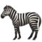 Zebra emoji on Apple iOS 17.4