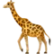 Giraffe Emoji auf Apple iOS 18.4