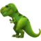 T-Rex emoji on Apple iOS 15.4