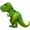 T-Rex emoji på Apple iOS 18.4